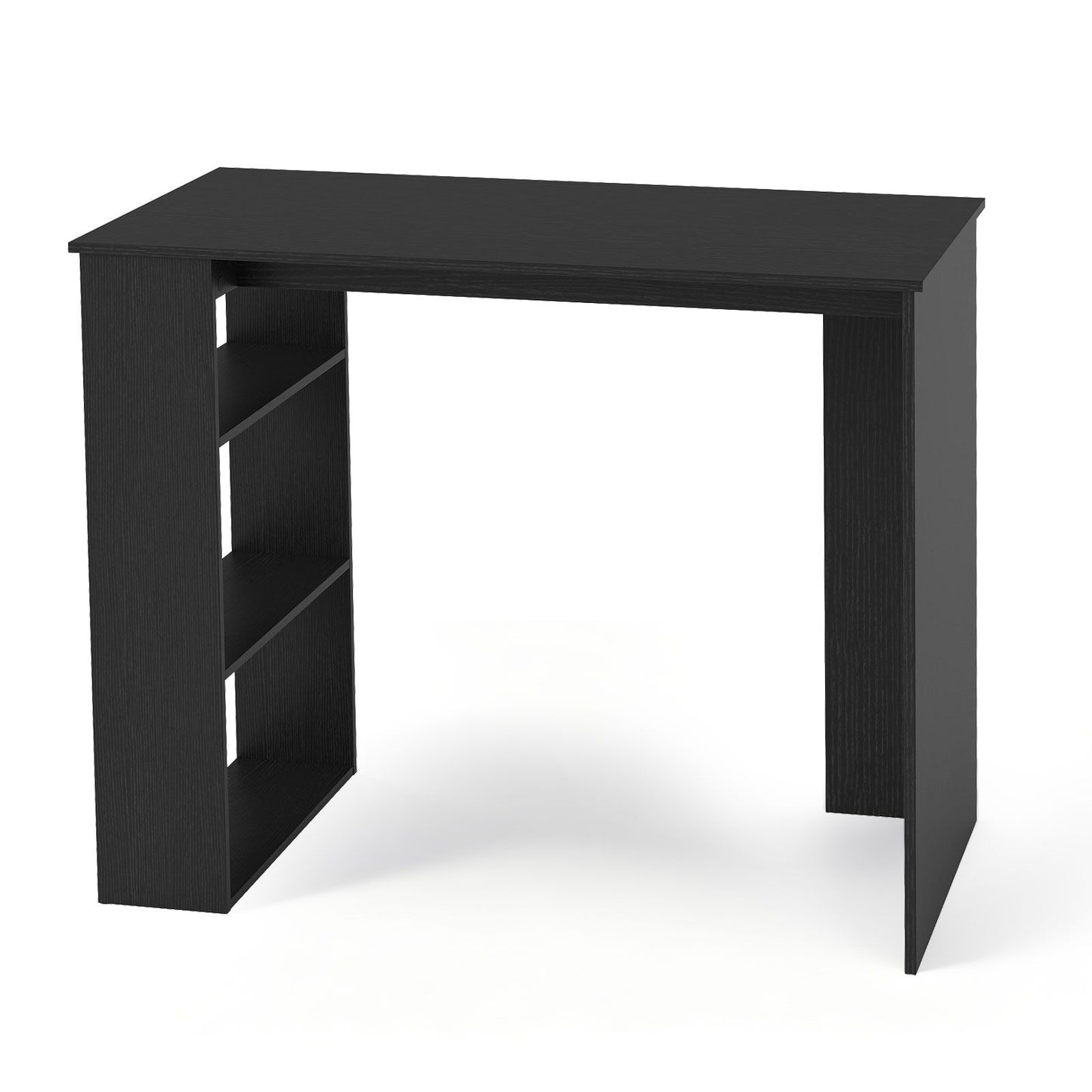 Computer Desk with Bookshelf for Study Living Room