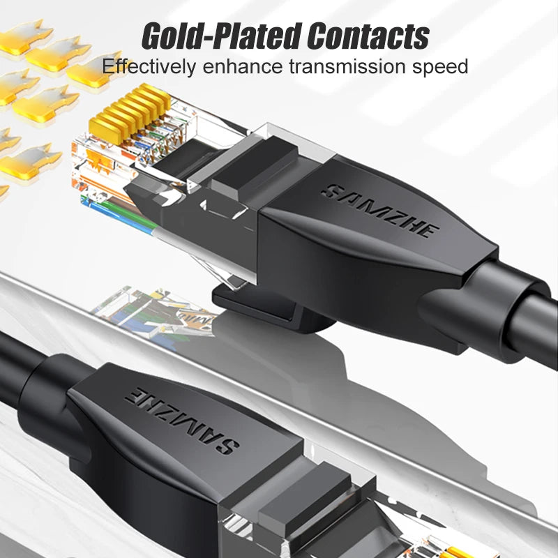 CAT6 round Ethernet Cat 6 Lan Cable RJ45 Network Patch Cord for Laptop Router RJ45 Internet Cable