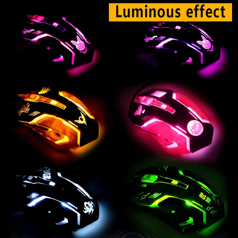 New 2022 Silent Wired Computer Mouse LED Backlight Ergonomic PC Notebook Computer Mouse Variety Optional Computer Accessories