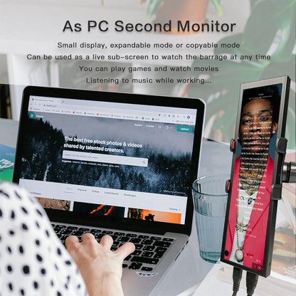 Ultra Widescreen Long Touch Monitor 8.8 12.6 Inch IPS 1920X480 Bar Stretched LCD Display for Windows PC Gaming Monitor
