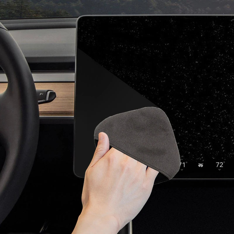 Computer Monitor Cloth Microfiber Screen Cleaner Cloth for Phone Tablet Computer Car Portable round Square for Multi-Media
