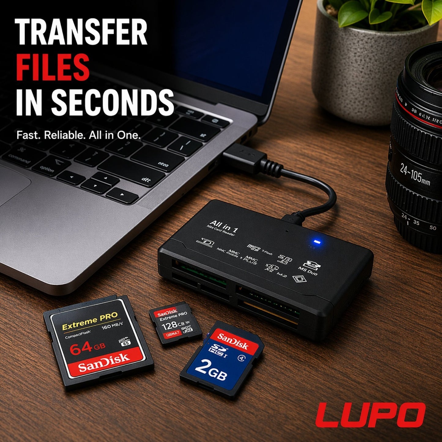 USB Memory Card Reader CF XD SD MS | Compact Flash XD Picture Card PC Mac