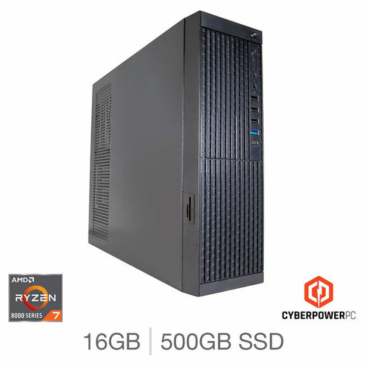 Cyberpower, AMD Ryzen 7, 16GB RAM, 500GB SSD, Desktop PC