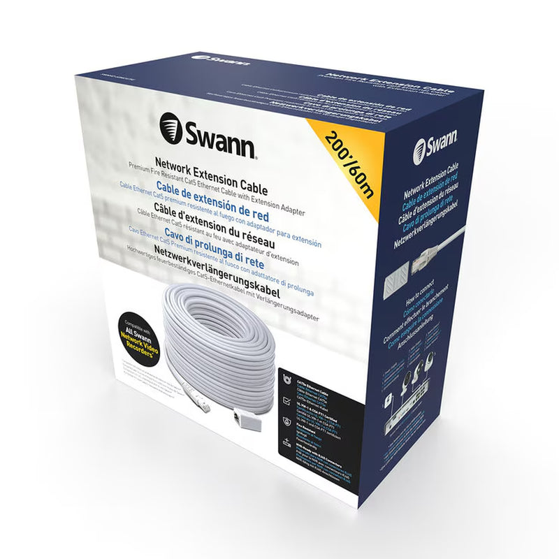 60M/200Ft Network Extension Cable, SWNHD-60MCAT5E-GL