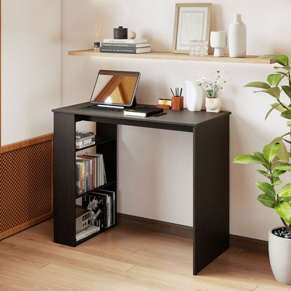 Computer Desk with Bookshelf for Study Living Room