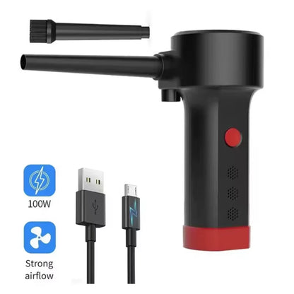Electric Air Duster Chargeable,Compressed Air Cans Usb,Cordless Air Blower Cleaning Dust,Laptop Cleaner, Computer PC Canned Air