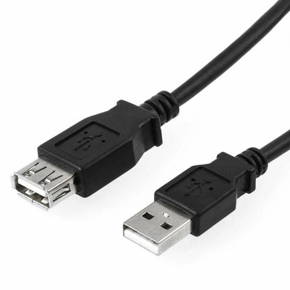 NEW USB EXTENSION Cable Lead a Male to Female High Speed 2.0 1M 2M 3M 5M 10M Lot