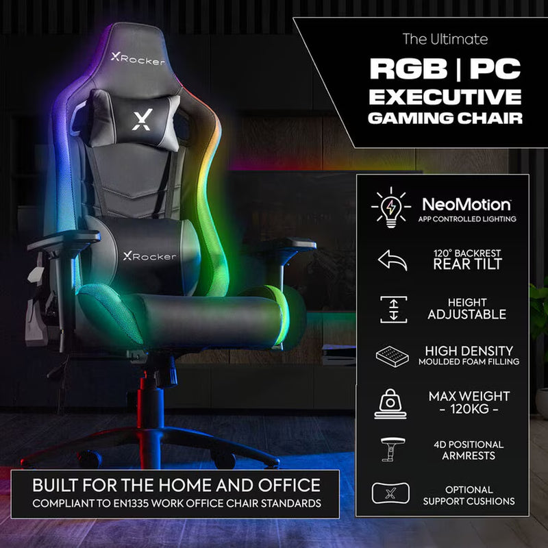 Opal RGB Gaming Chair with LED Lights