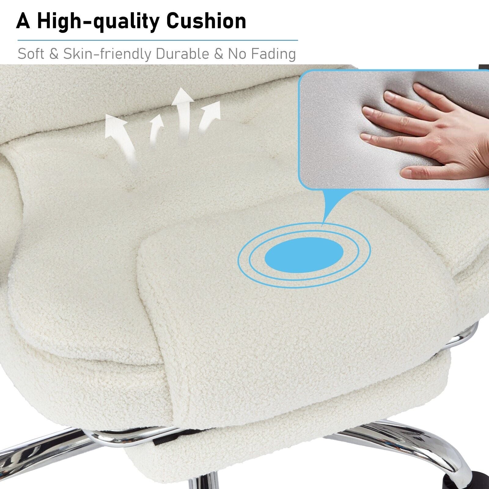 Massage Office Chair Gaming Computer Desk Swivel Recliner Chair Leather Footrest
