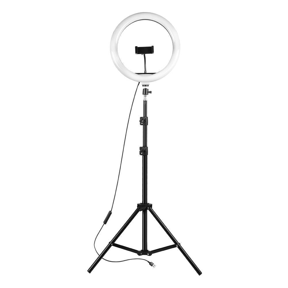 12" 14" Ring Light with Tripod Stand & Phone Holder Selfie Ring Light Live Video