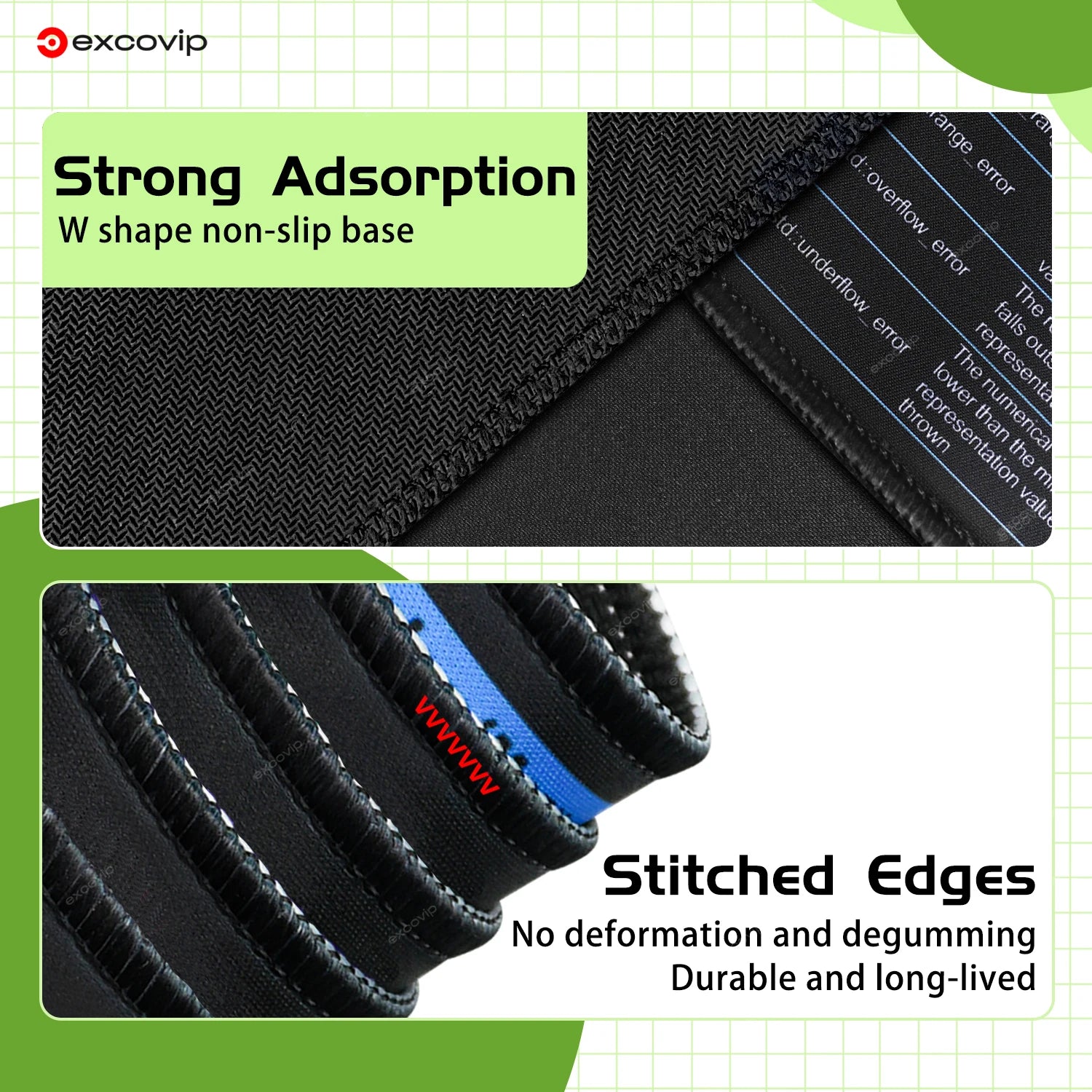 C++ Programing Mouse Pad Large Shortcuts Keyboard Mousepad Cheat Sheet Desk Mat Stitched Edge Non-Slip Base for Engineer