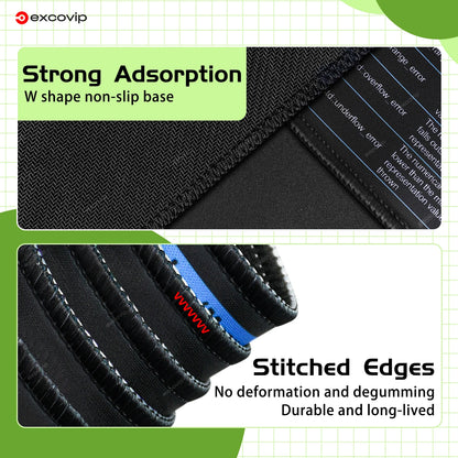 C++ Programing Mouse Pad Large Shortcuts Keyboard Mousepad Cheat Sheet Desk Mat Stitched Edge Non-Slip Base for Engineer