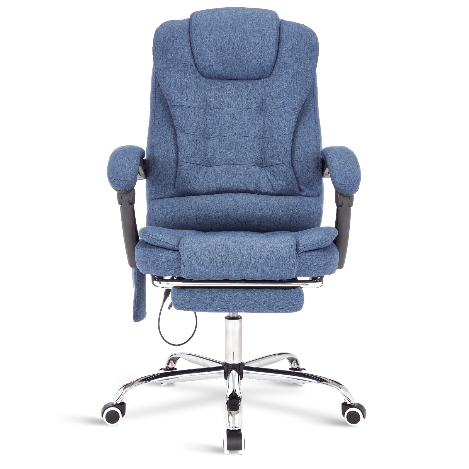 Massage Office Chair Gaming Computer Desk Swivel Recliner Chair Leather Footrest