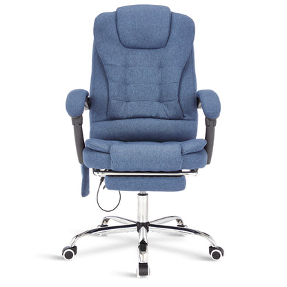 Massage Office Chair Gaming Computer Desk Swivel Recliner Chair Leather Footrest