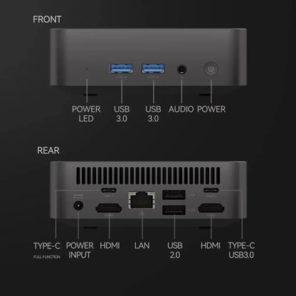 Mini PC Computer Inte I9 10980HK 16GB 32GB RAM 1TB M.2 SSD Windows 11 Gaming Computer PC Wifi6 BT5.2 Portable Mini Desktop PC