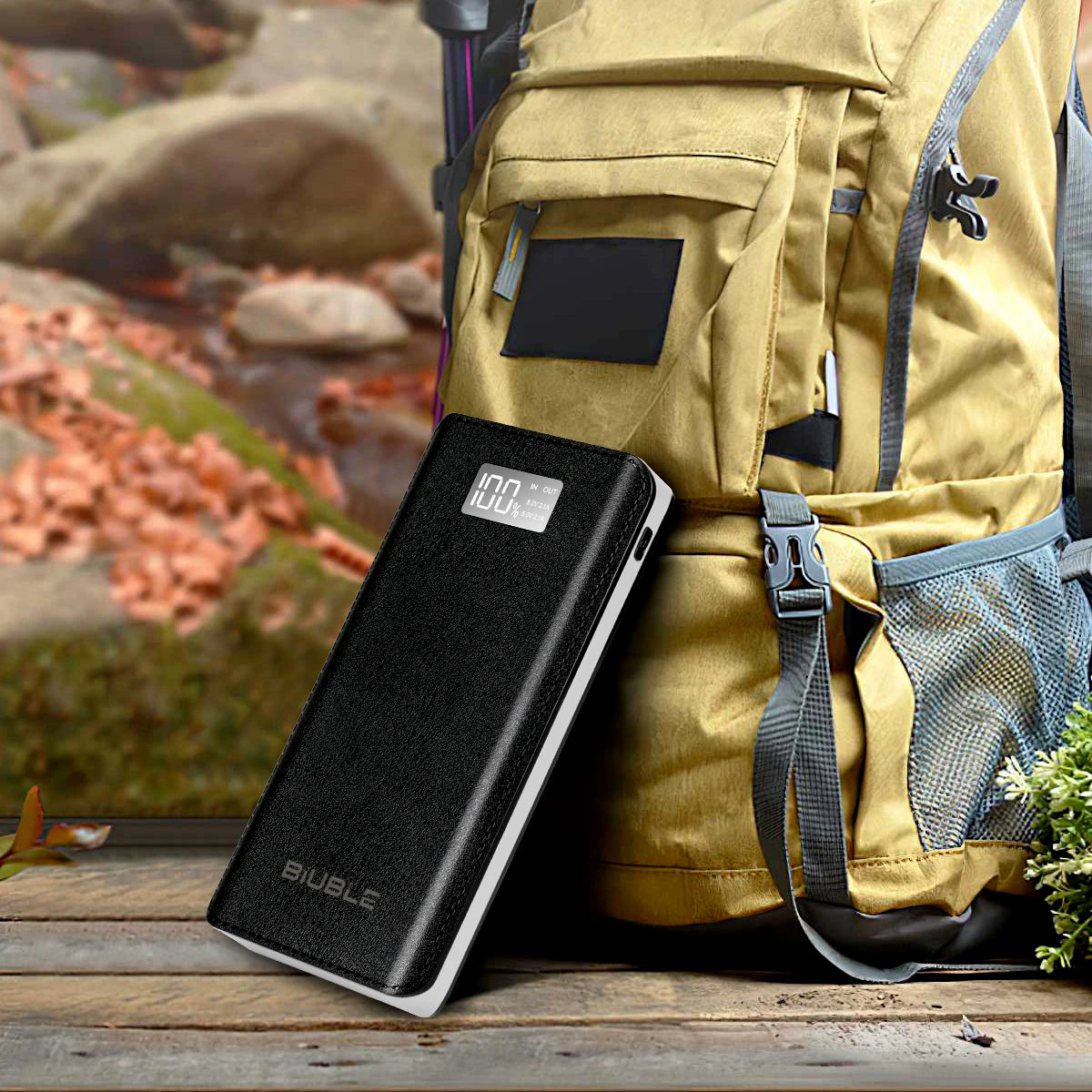 12000Mah Power Bank 4 USB Fast Charger Battery Pack for Phone & Vest Heated High-Capacity External Battery Power Bank