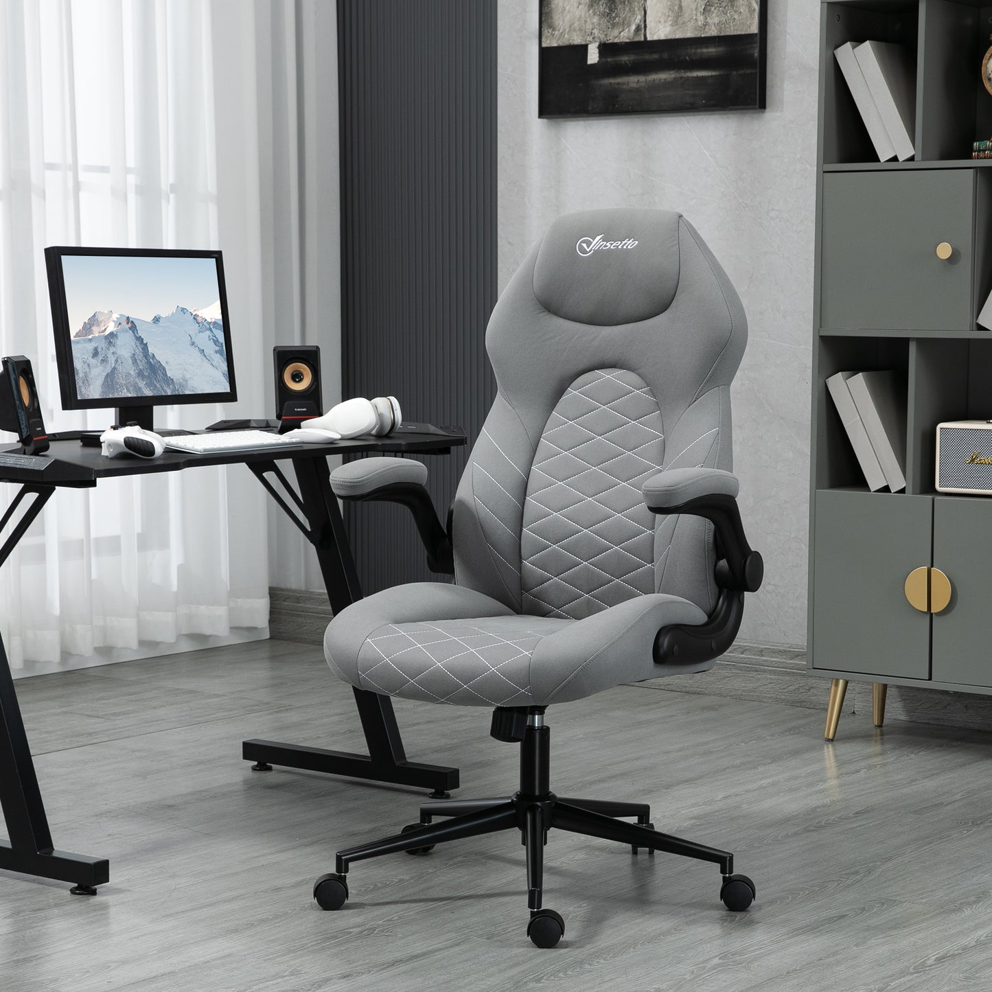 Home Office Chair Computer Chair with Adjustable Height Swivel Seat