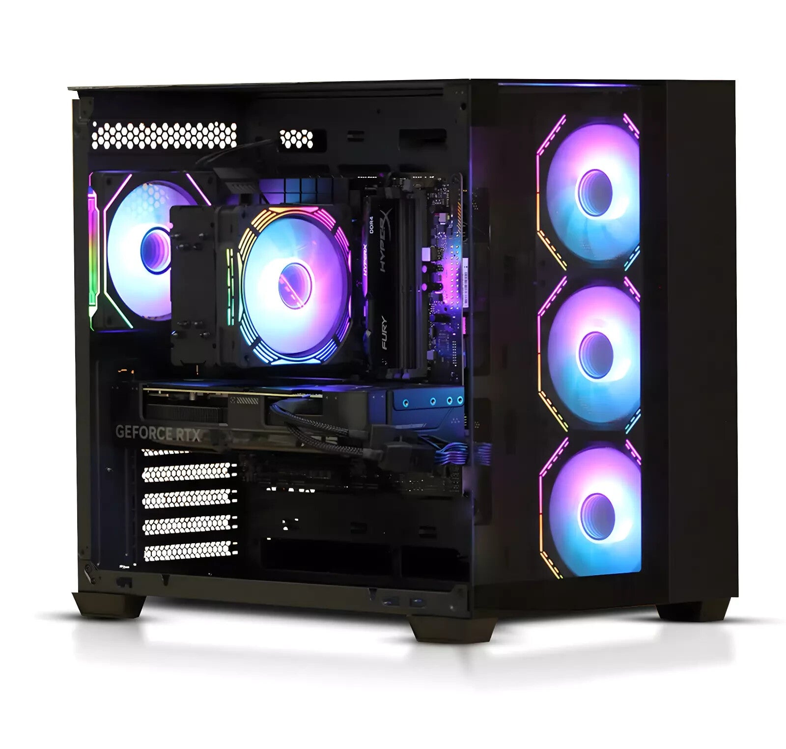 Fast Gaming PC AMD Ryzen 7 5700X , 2TB SSD , 64GB RAM , RTX 5070 TI , Wifi
