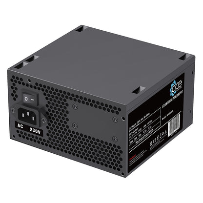 Black 650W PSU Power Supply Computer Desktop PC ATX 12CM Fan PCI-E SATA UK